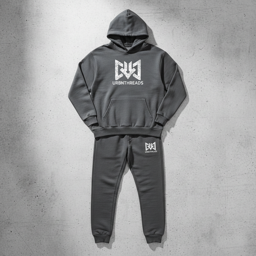 Fashion Brand Hoodie & Pants Co-ord Set