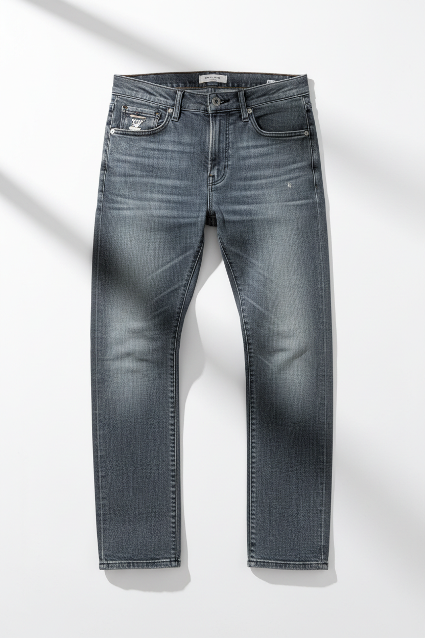 Glandify Classic Denim Jeans - Grey Stone